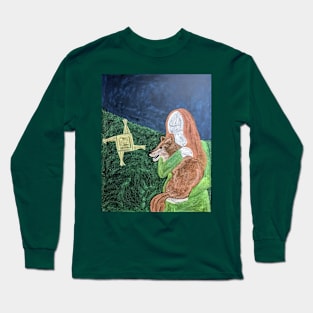 St. Brigid and the Fox Long Sleeve T-Shirt